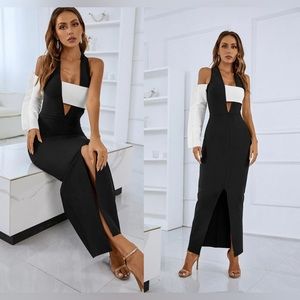 Sesidy Cicelia One Sleeve Maxi Dress